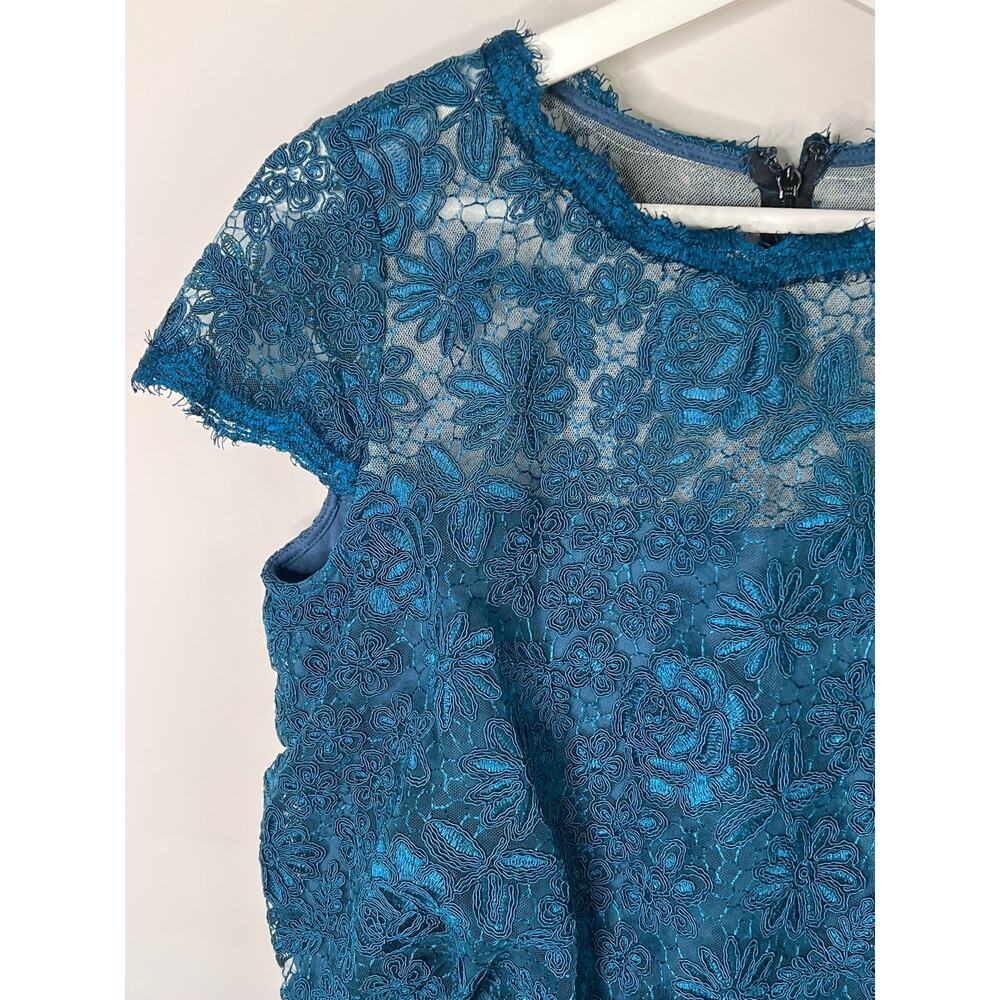 Nwt Js Collections Lace Illusion Soutache Blouson… - image 5